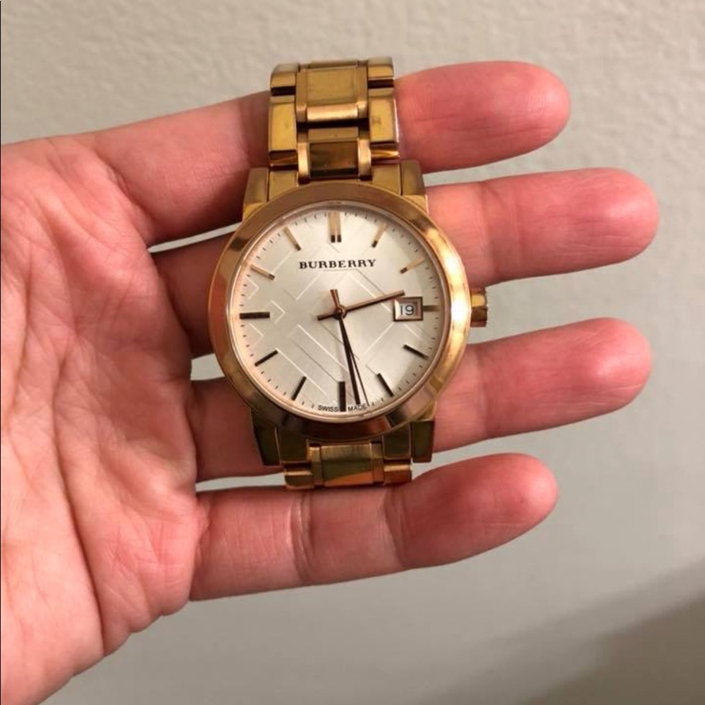 Burberry City Watch Rose Gold
